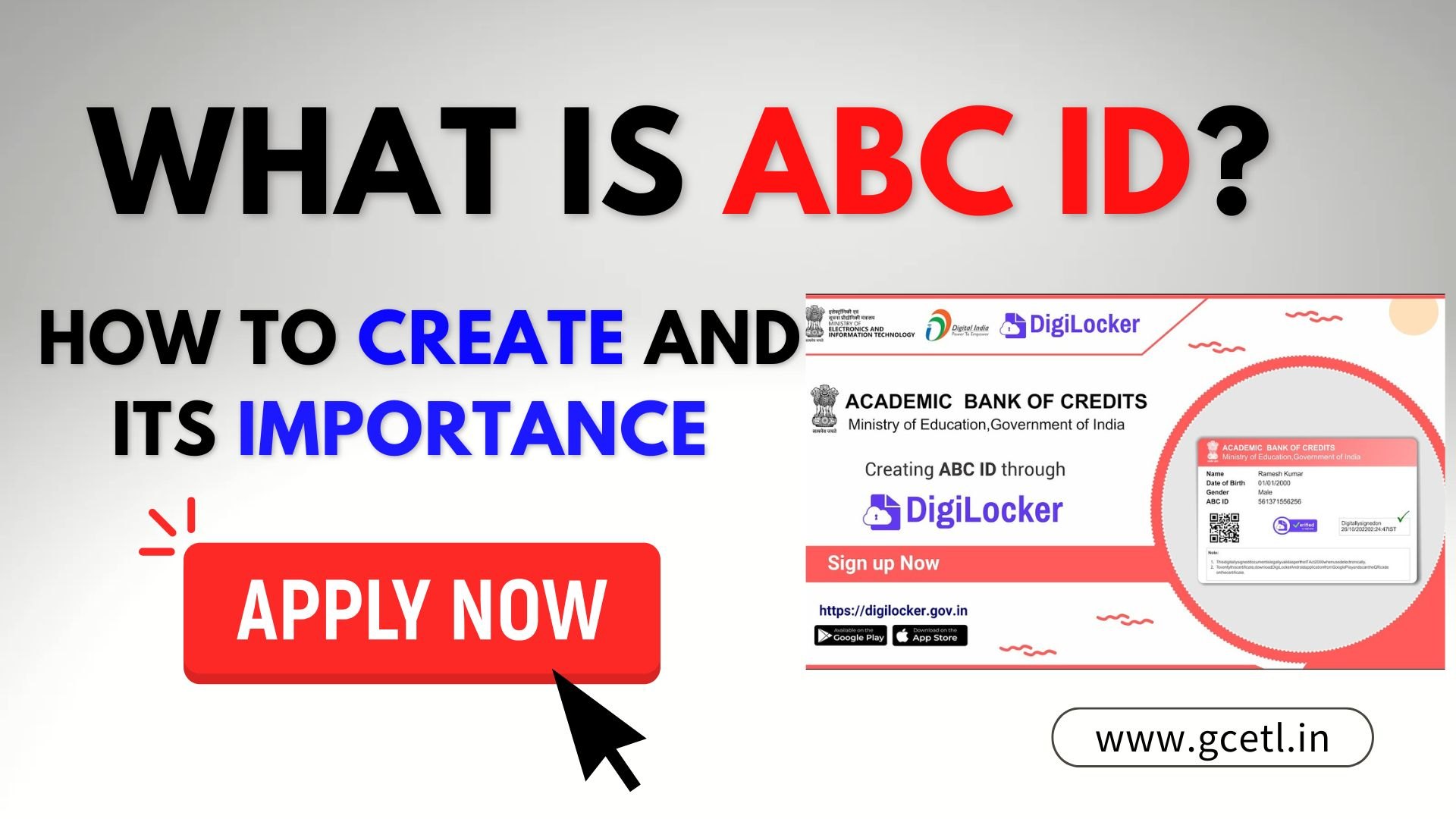 Creating Abc Id What is ABC ID and How to Create and its Importance